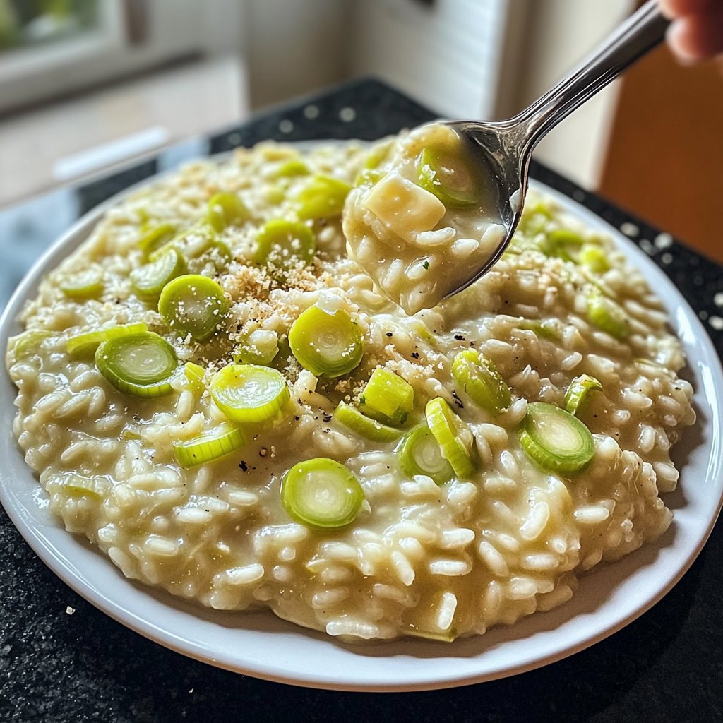 Risotto mit Lauch