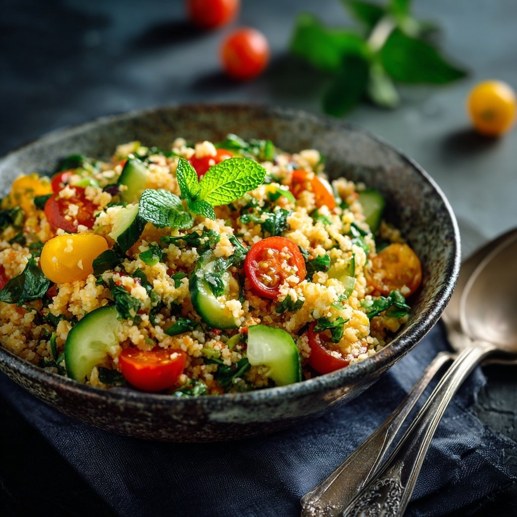 Bulgur Salat Zum Grillen Mit Minze