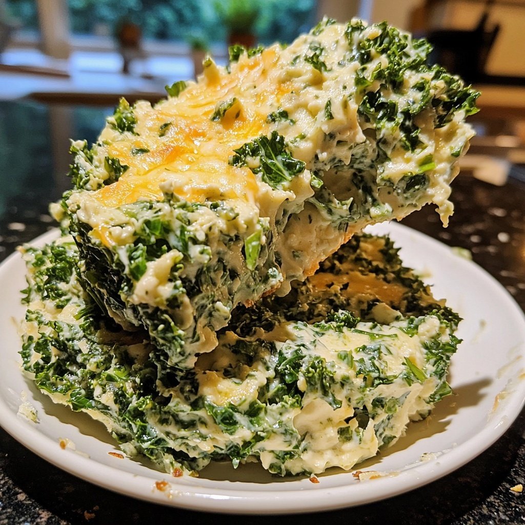 Grünkohlauflauf mit Frischkäse – eiweißreiches Low-Carb-Rezept