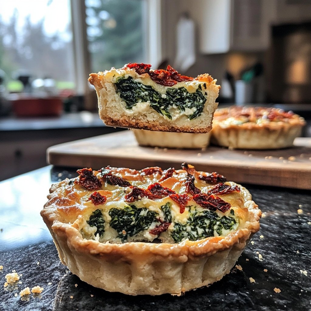 Mini-Quiche mit drei Füllungen
