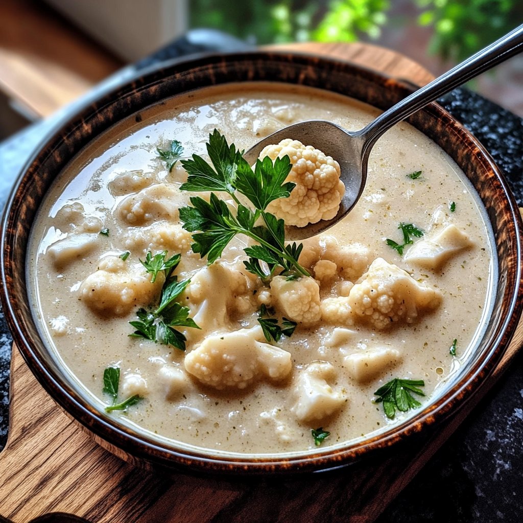 Blumenkohlsuppe ohne viel Aufwand