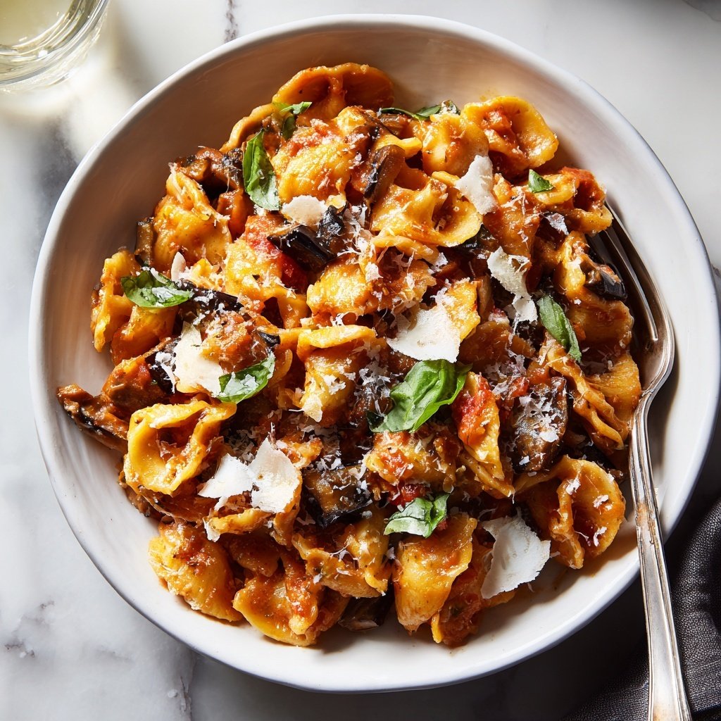 Internationale Küche Italienische Pasta alla Norma