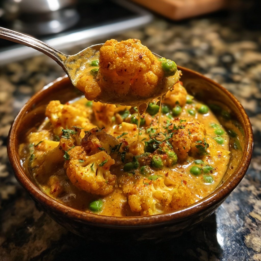 Blumenkohl Gemüse Curry Mild