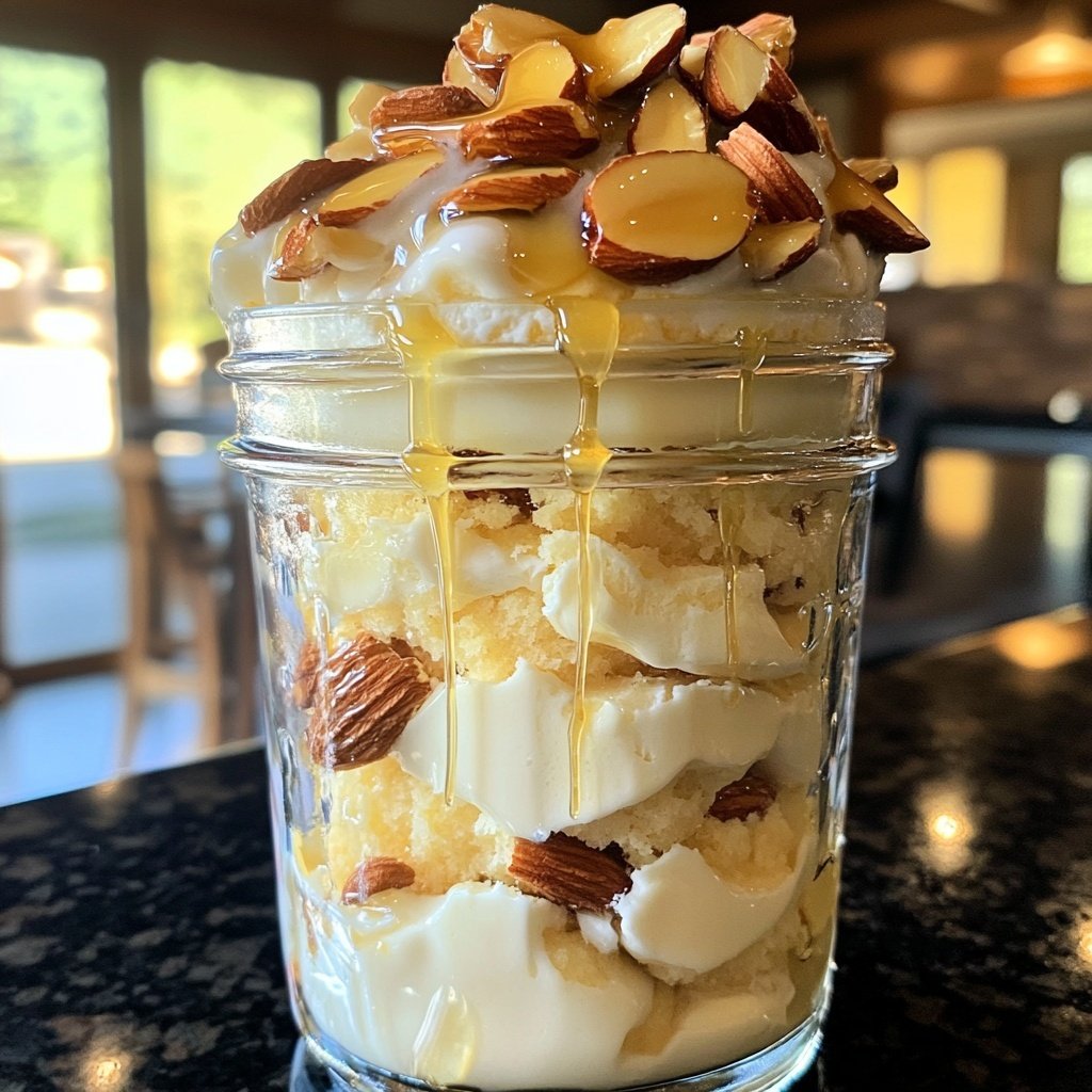 Bienenstich-Dessert im Glas