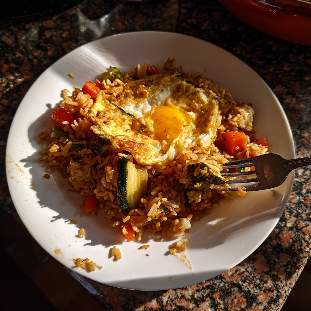 Gebratener Reis mit Ei