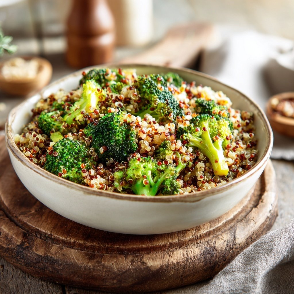 Kalorienarme Quinoa Bowl Mit Brokkoli